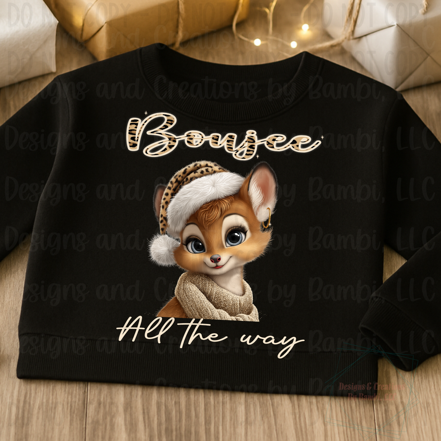 Boujee All The Way Reindeer
