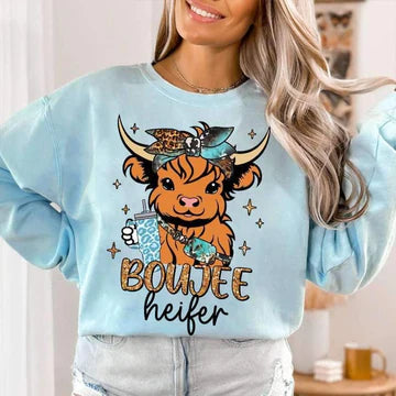 Boujee Heifer Blue