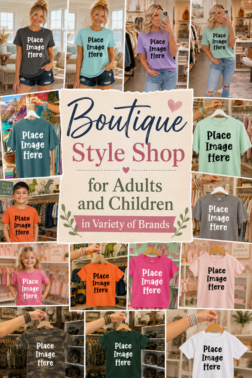 July 2026 Apparel Mock Up Monthly Drive (Large Variety of Brands and Colors)