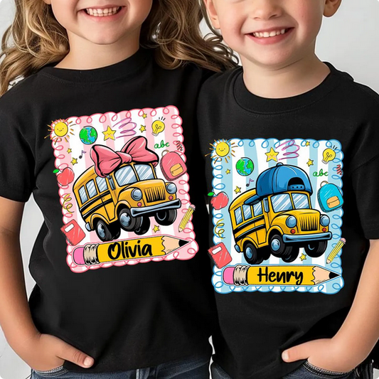 Personalized Back To School with Bus Collection