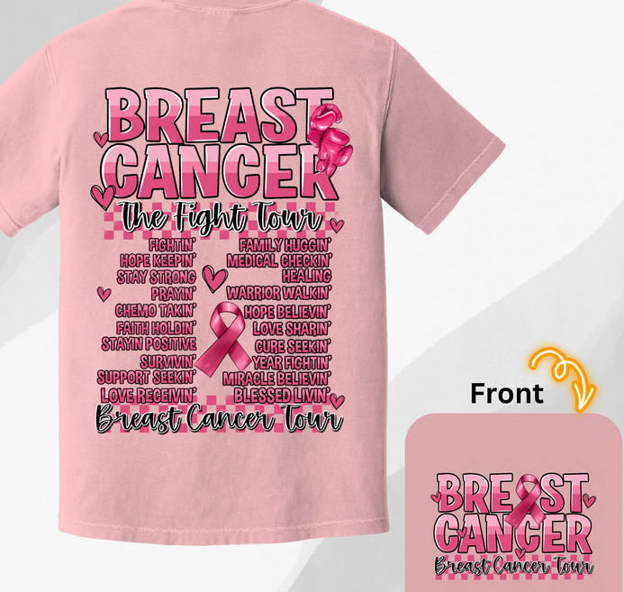 Breast Cancer The Fight Tour (Pocket/Back)