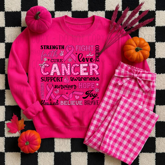 Breast Cancer Typography