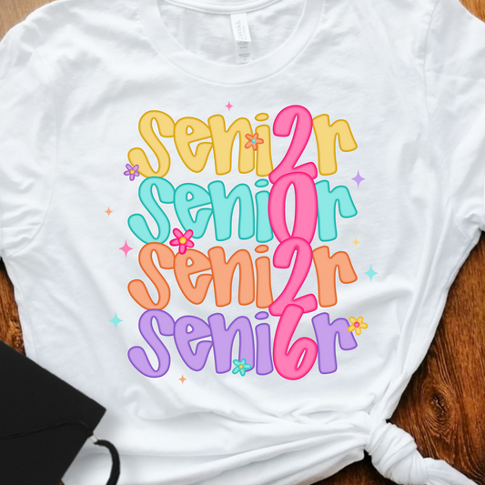 Bright Pastel Senior 2026