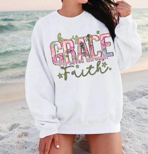 By Grace I'm Saved By Faith