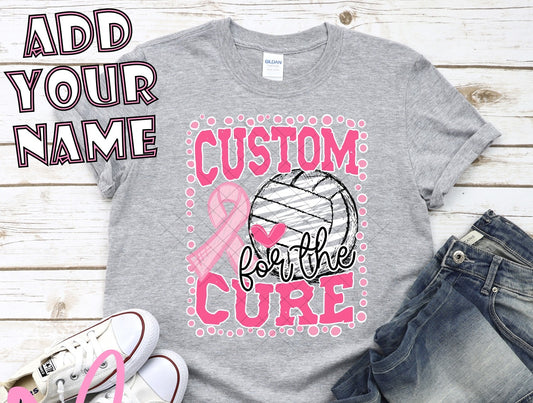 For The Cure Volleyball Pink Ribbon Mascot Collection