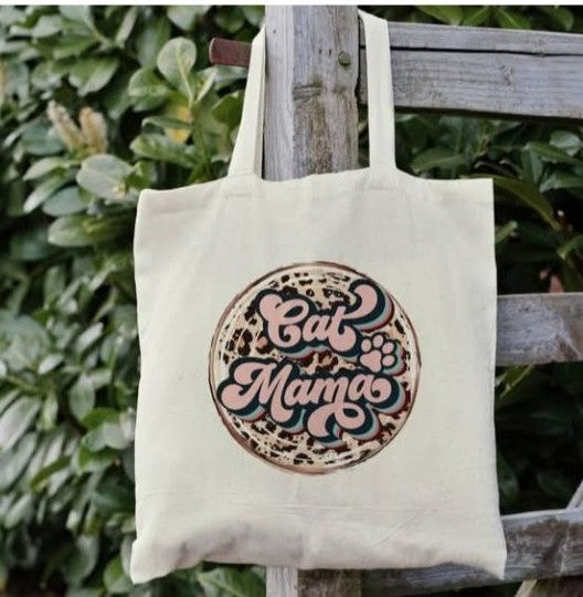 Cat Mama Book Bag
