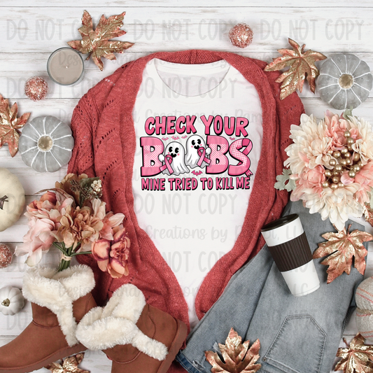 Check Your Boobs Breast Cancer