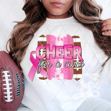 Cheer for a Cure Football Breast Cancer