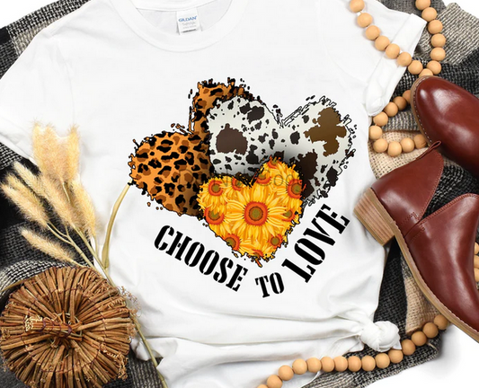 Choose to Love Cowprint