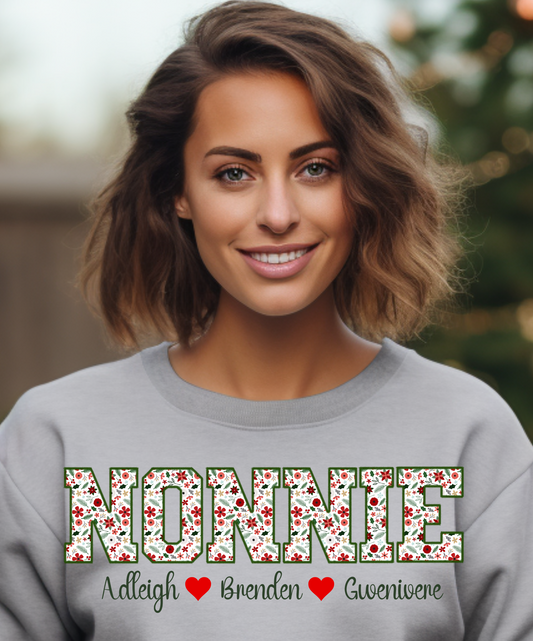 Christmas Themed Personalized Name Design