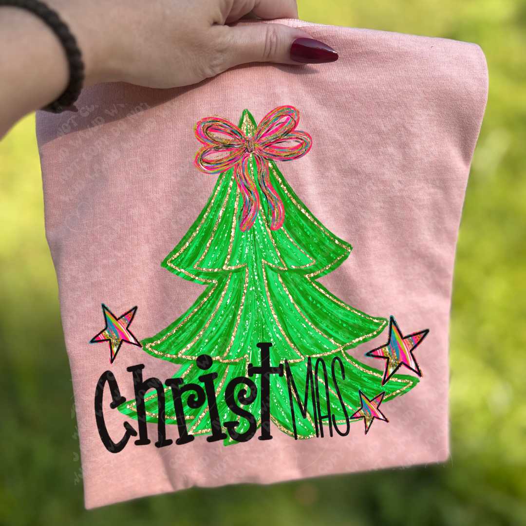 CHRISTmas with Hand Painted Tree