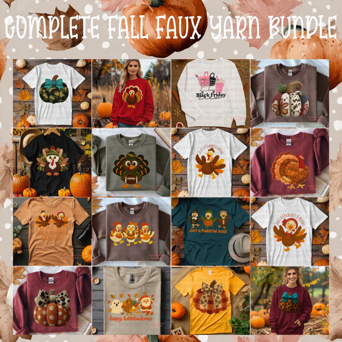 Complete Faux Yarn Fall Bundle Collection