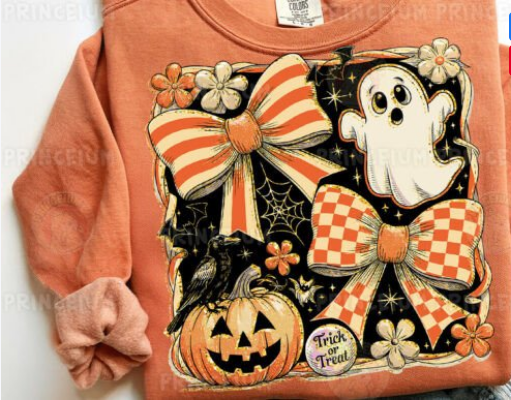 Coquette Ghost & Bow Halloween