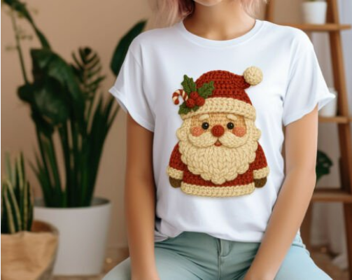 Crochet Yarn Christmas Santa Collection