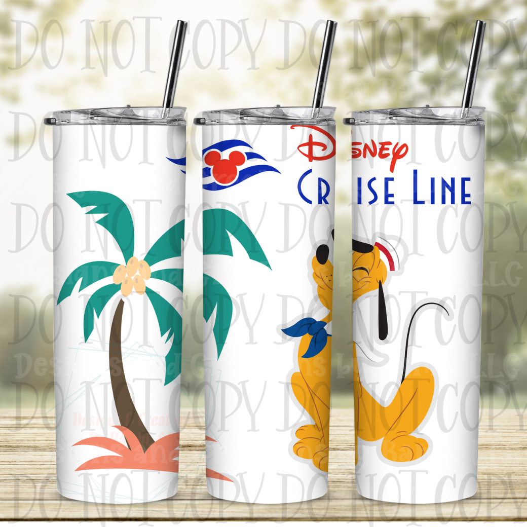 Cruise Line Pluto 20 oz Sublimation Tumbler