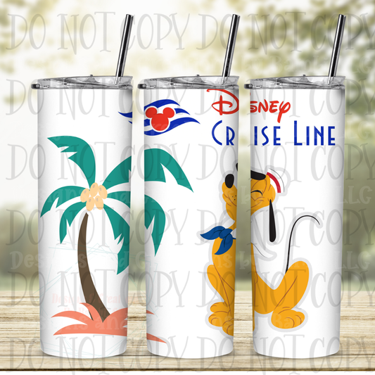 Cruise Line Pluto 20 oz Sublimation Tumbler
