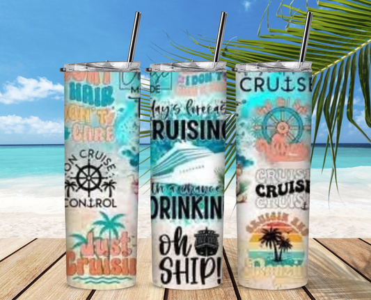 Cruising Today's Forecast Sublimation Tumbler