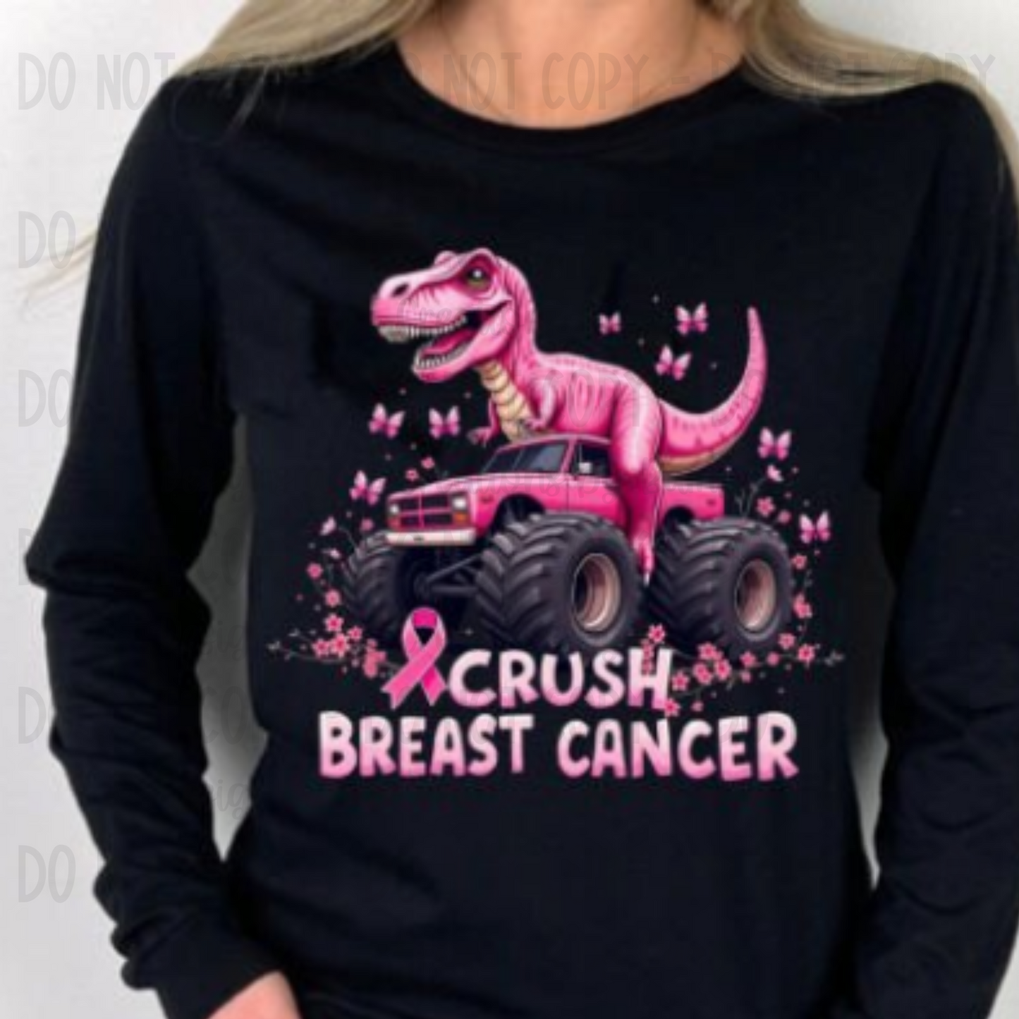 Crush Breast Cancer Dinosaur