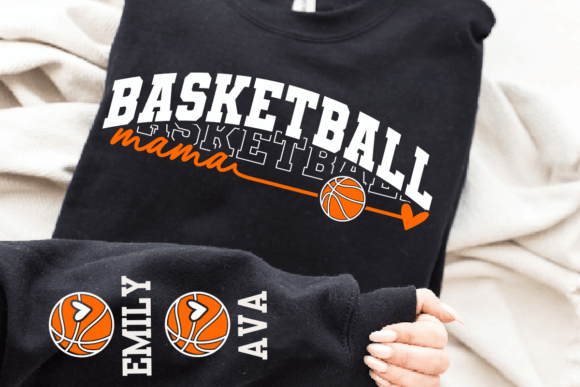 Custom Basketball Mom With Sleeve Personalization Collection