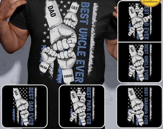 Custom Personalized Father's Day Fist Bump Collection