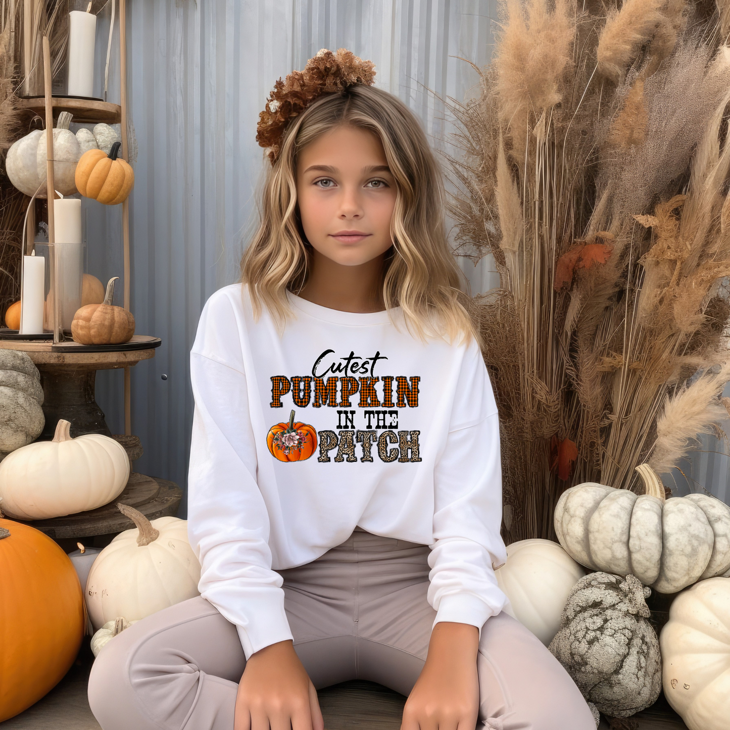 Cutest Pumpkin in the Patch Completed Shirt- Kid