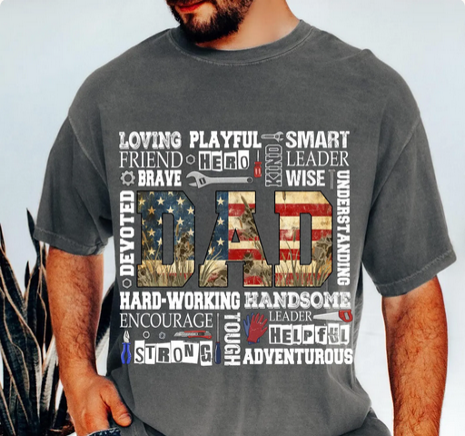 Dad Word Collage