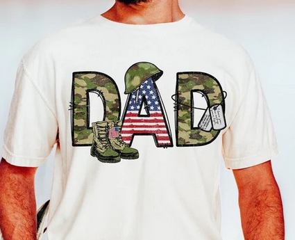Dad Military Camo Font