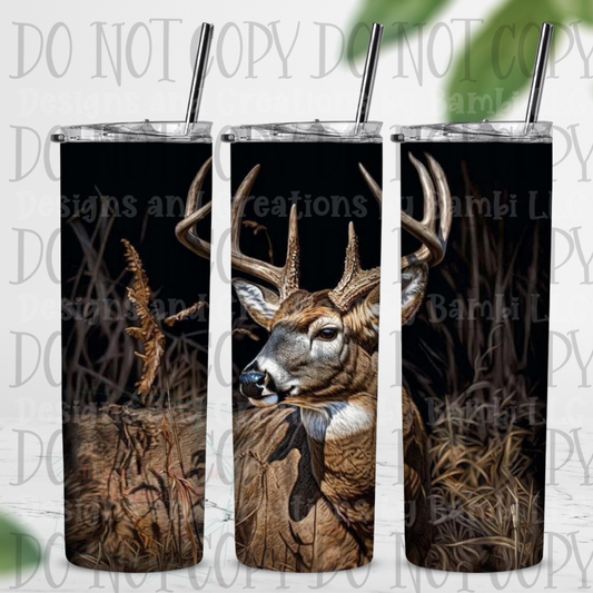 Deer in Woods 20 oz Sublimation Tumbler