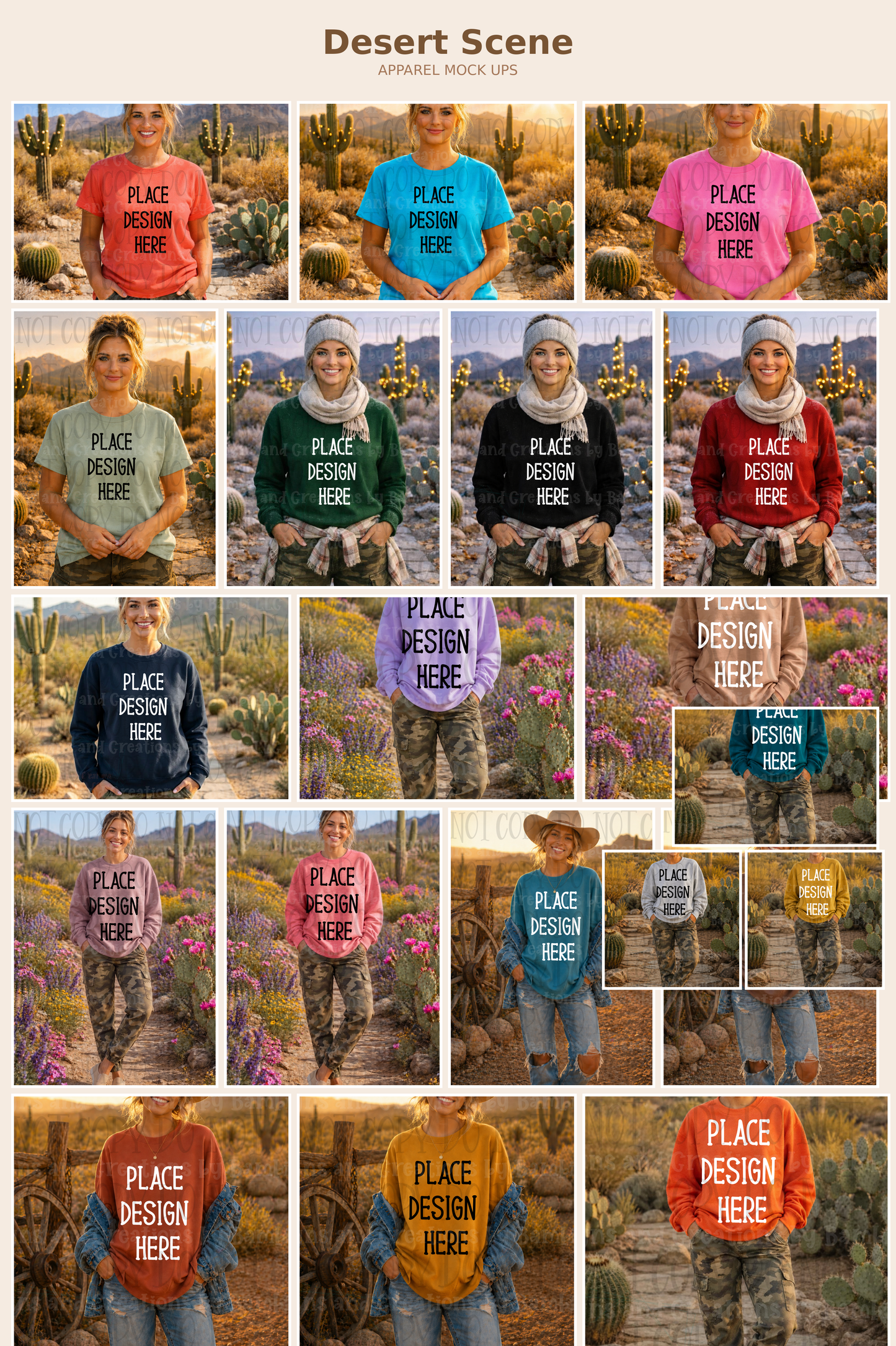 June 2026 Apparel Mock Up Monthly Drive (Large Variety of Brands)