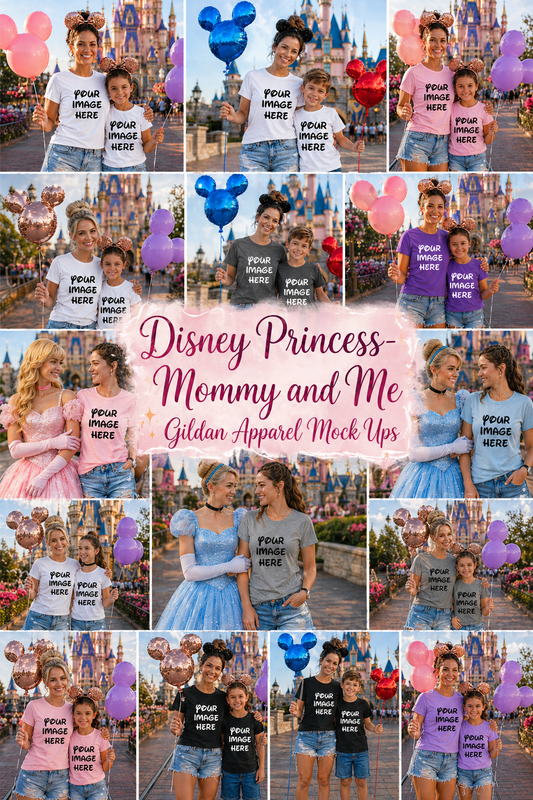 All Disney Theme Park Apparel Mock Ups