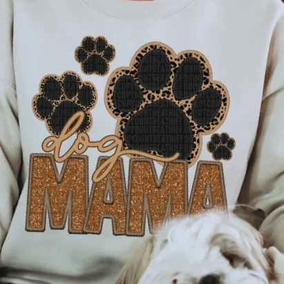 Dog Mama with Leopard Paw