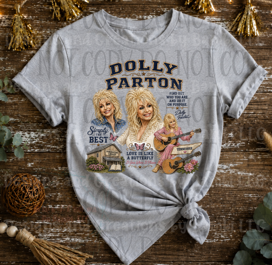 Dolly Parton Faux Embroidery
