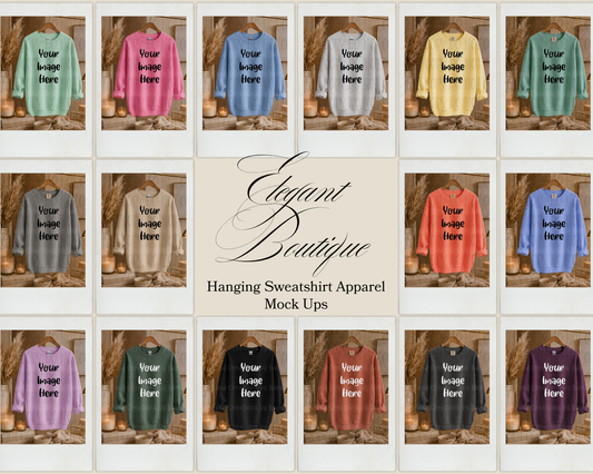 May-June-July Apparel Mock Up Drives (Large Variety of Themes, Brands, and Colors)