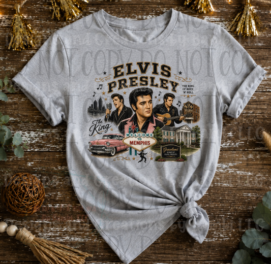 Elvis Presley Faux Embroidery
