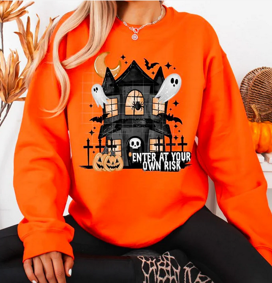Enter At Your Own Risk Haunted House