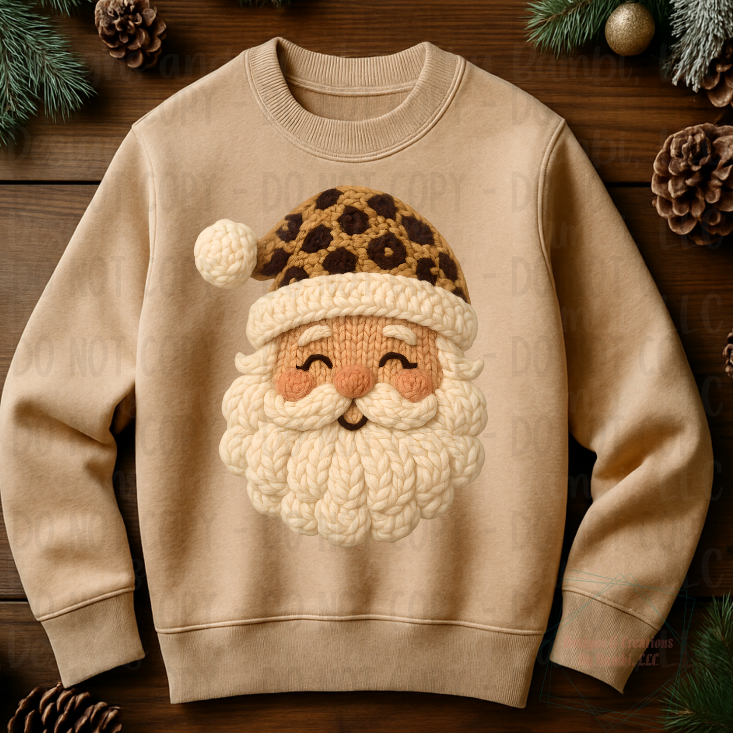 Faux Yarn Santa Faces Collab Bundle Collection