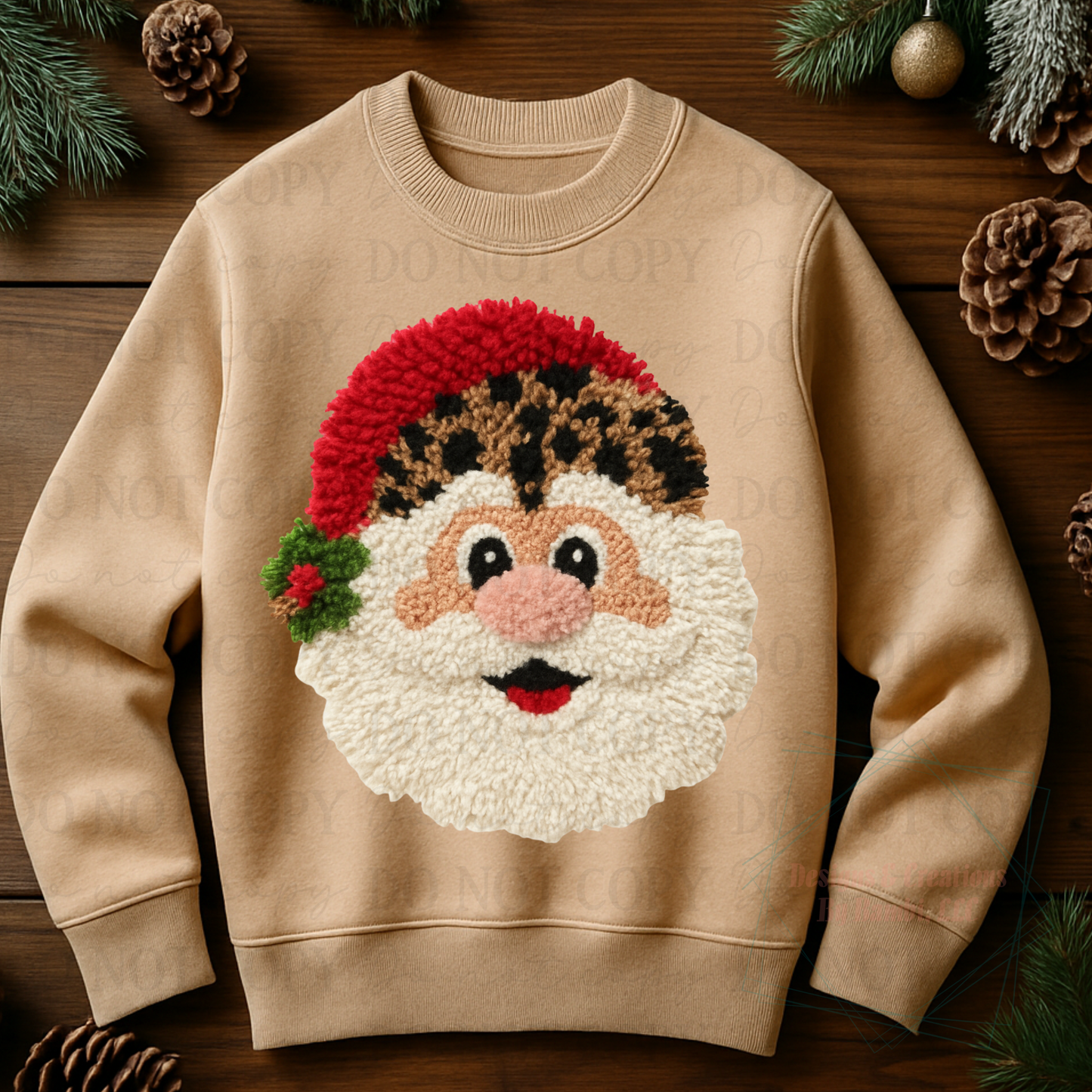 Faux Yarn Santa Faces Collab Bundle Collection