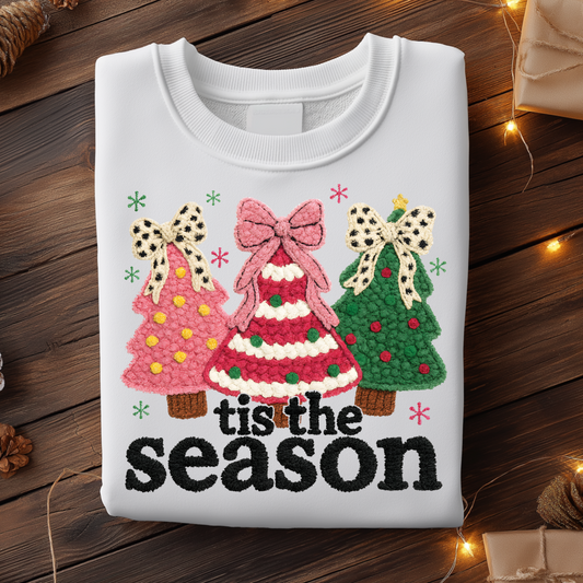 Faux Yarn Tis The Season Tree Cakes