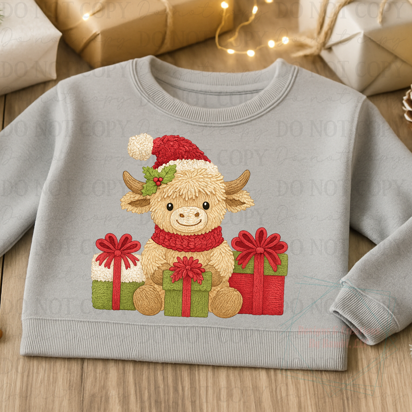 Christmas Highland Cow Digital Bundle Collab