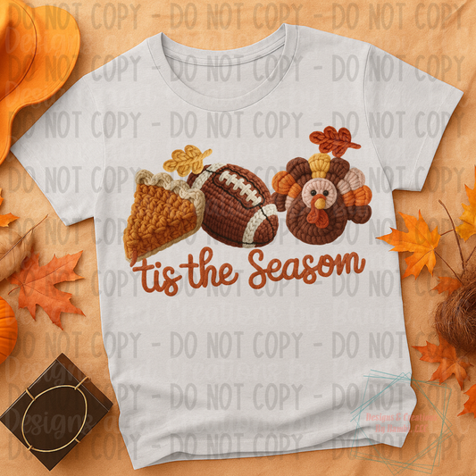 Faux Knit Tis The Season with Pie