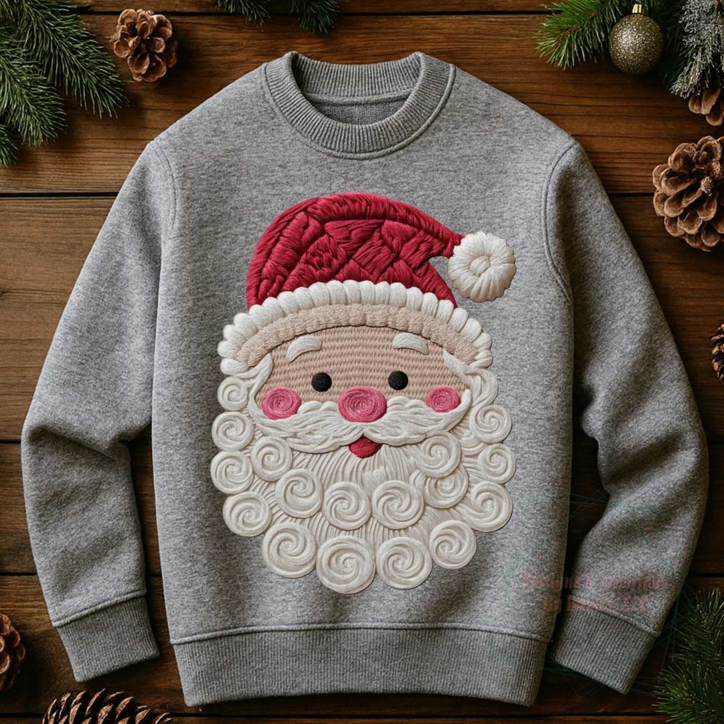Faux Yarn Santa Faces Collab Bundle Collection