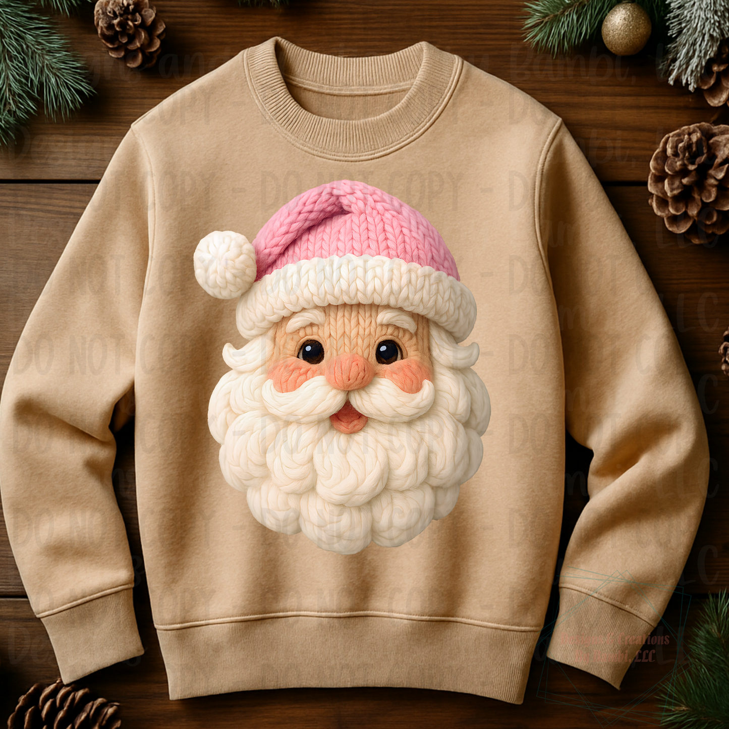 Faux Yarn Santa Faces Collab Bundle Collection