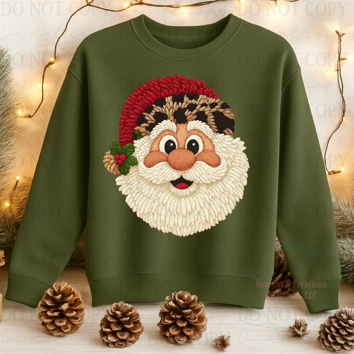 Faux Yarn Santa Faces Collab Bundle Collection