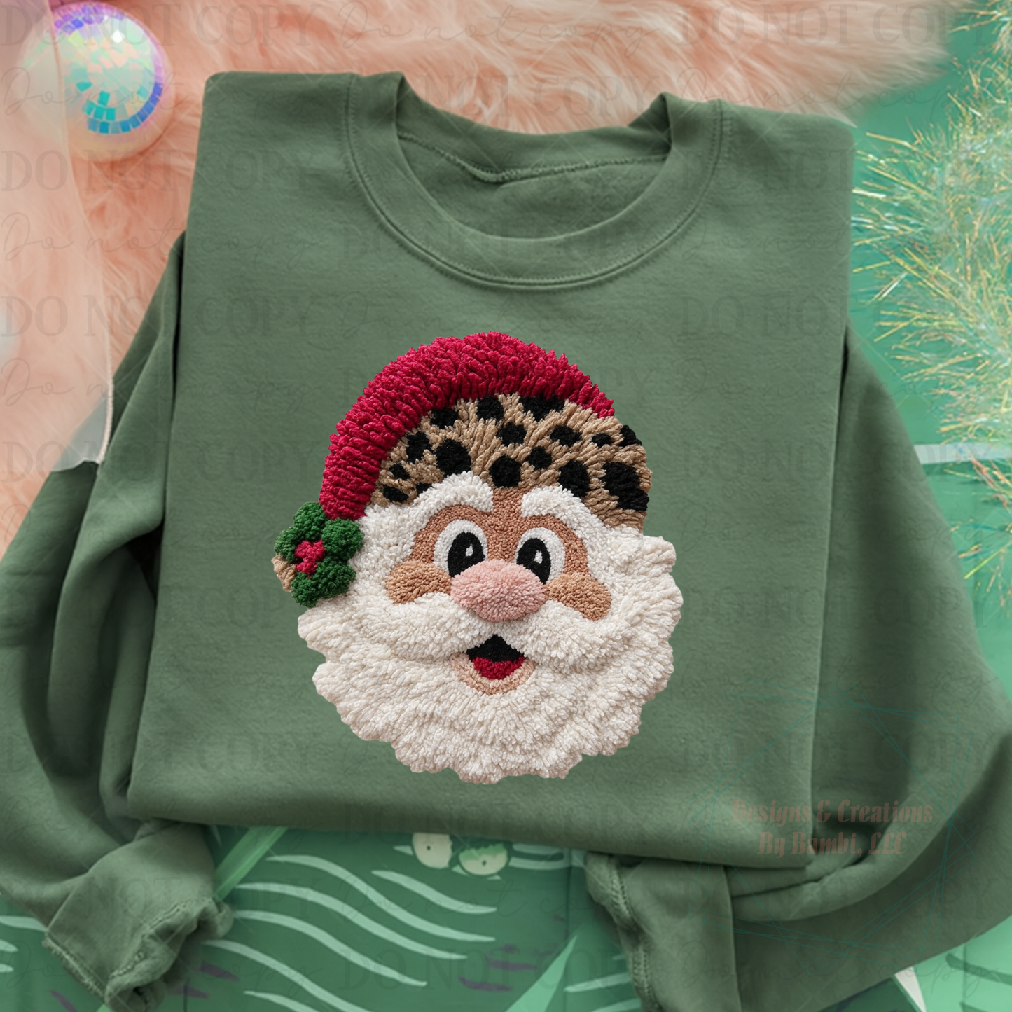 Faux Yarn Santa Faces Collab Bundle Collection