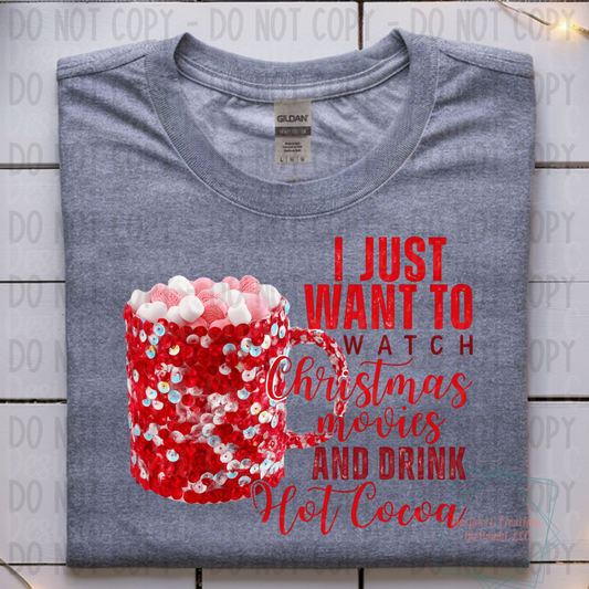 Faux Sequin/Knit I Just Want To