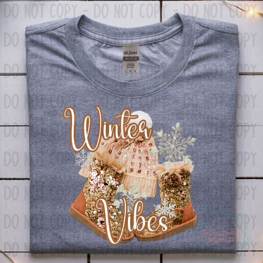 Faux Knit/Sequin Winter Vibes