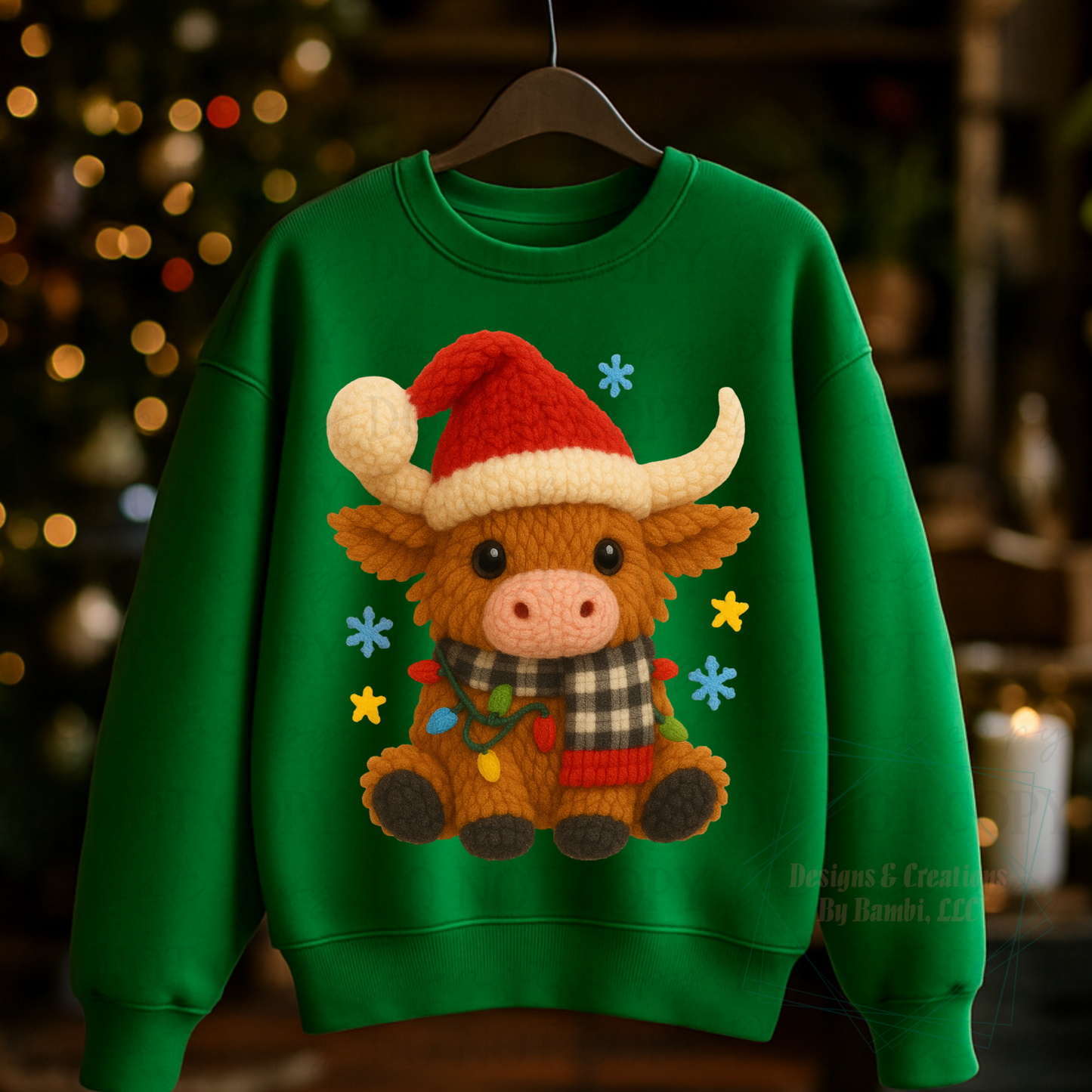 Christmas Highland Cow Digital Bundle Collab