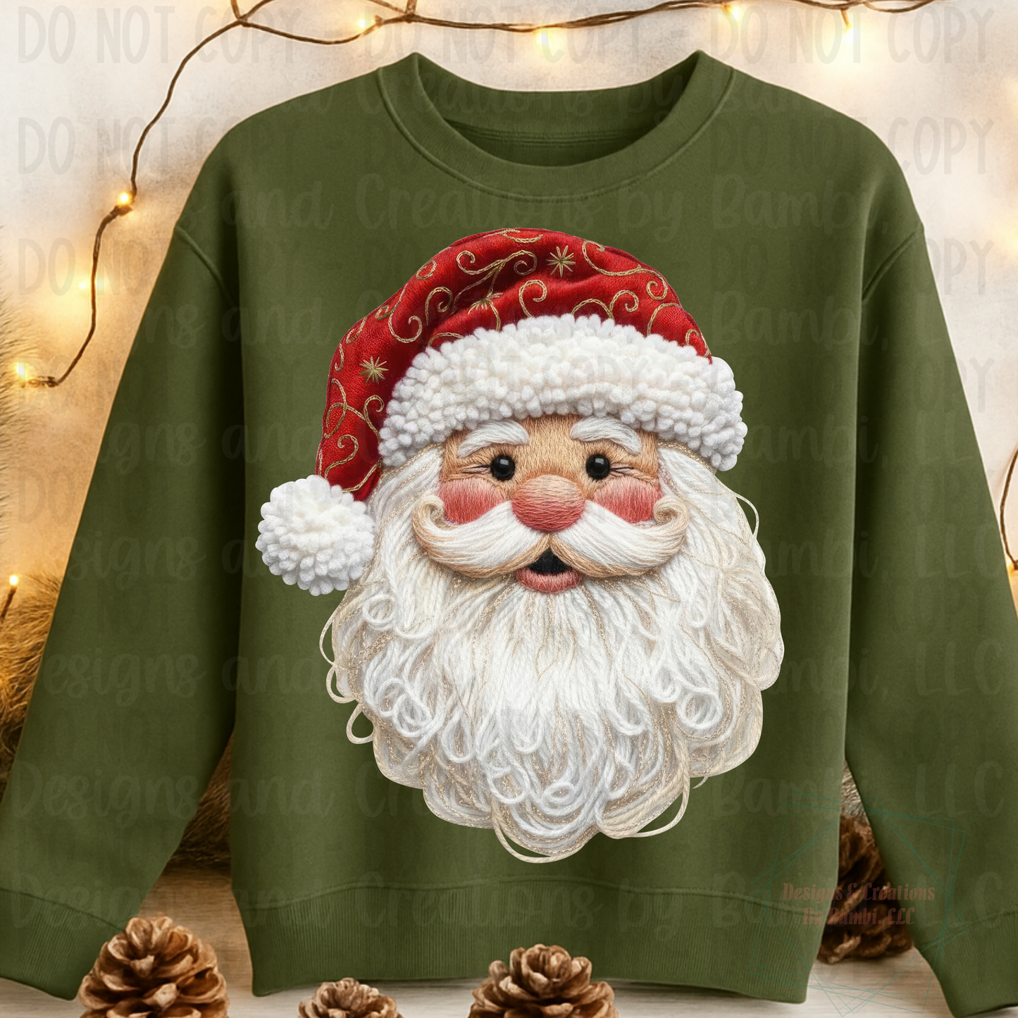 Faux Yarn Santa Faces Collab Bundle Collection