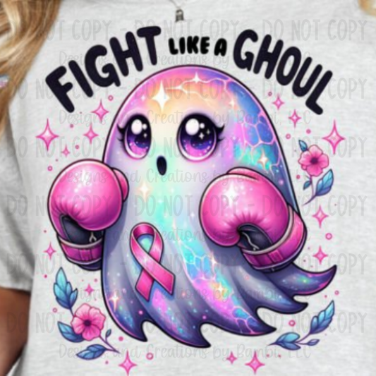 Fight Breast Cancer Cute Ghost