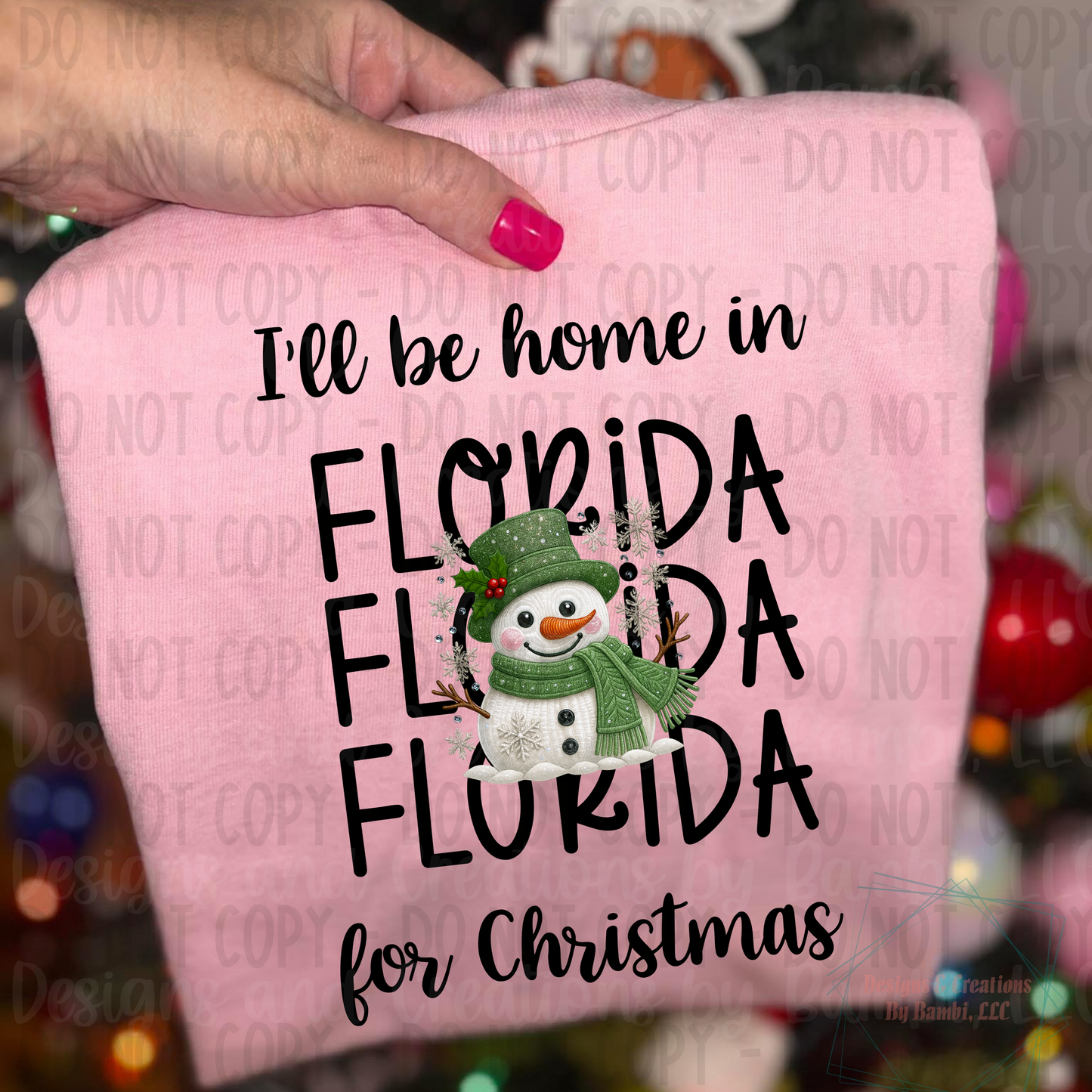 I'll Be Home in States Sage Snowman Black Font Digital Bundle
